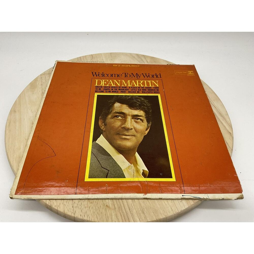Dean Martin Welcome To My World 12" Vinyl LP Rise Records 1967 Album Vintage
